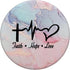 Faith Hope Love Christian Bible Verse Gifts for Women, Her Mom PopSockets Adhesive PopGrip