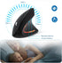 KUNSI 2.4G 800/1200/1600 DPI,6 Wireless Ergonomic Mouse, Wireless Vertical Ergo Mouse, Adjustable Buttons Ergonomic