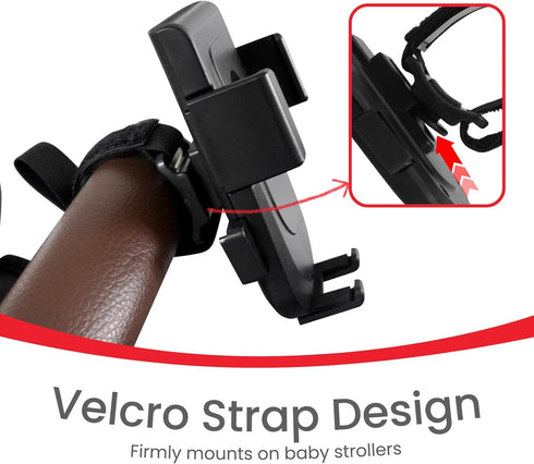 PLANTURECO Baby Stroller Phone Holder, Bike Phone Holder, Shopping Cart, Motorcycle Phone Mount, Golf Cart, Push Cart