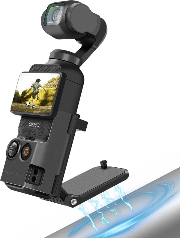 Magnetic Mount Stand for DJI Osmo Pocket 3, Adjustable Magnet Suction Case Holder for Desktop