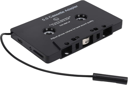 SUNGOOYUE Bluetooth Car Audio Cassette Adapter, ABS Plastic Bluetooth 5.0 Tape Player Aux Adapter for MP3 Player