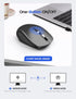Covert Mouse Jiggler - 2 in 1 Undetectable Mouse Mover with ON/Off Switch, Simulate Mouse Movement to Keep Computer