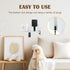 3 Pcs Wall Mount Phone Holder, Stand for Bed, Wall Mounted Shower Phone Holder with Hooks, Universal Media Organizer