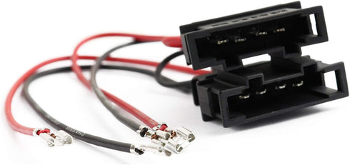 4 Pack Speaker Wire Harness Adapter Replacement for Volkswagen Jetta, GLI, GTI, Beetle, Golf, Passat, Polo