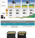 NFHK TF Micro SD Male to SD Card Female Extension Adapter for SD/SDHC/SDXC UHS-III UHS-3 UHS-2