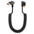 SinLoon U Shape USB Type C Spring Cable, 5Gbps Retractable 90 Degree USB3.0 to USB C Charging Cable for Devices