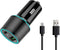 UrbanX Fast Car Charger 21W for Motorola RAZR HD XT925 with PD 3.0 USB Charger - Black, Includes USB A to Micro USB