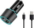 UrbanX Fast Car Charger 21W for Motorola RAZR HD XT925 with PD 3.0 USB Charger - Black, Includes USB A to Micro USB