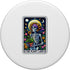 Funny Plant Lady Tarot Vintage Skeleton Floral Moon PopSockets Standard PopGrip