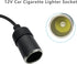 USB C to 12V Car Cigarette Lighter Socket, 30cm/11.8in Type C Male Plug to Adapter Cable for Car Devices