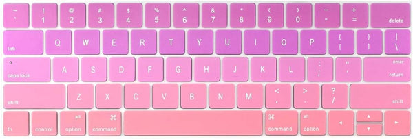 Batianda Ultra Thin Gradient Color Keyboard Cover Protector for 13 inch and 15 inch MacBook Pro