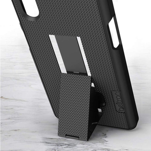 BELTRON Heavy Duty Case for Samsung Galaxy XCover Pro G715 (AT&T FirstNet Verizon) with Swivel Belt Clip, Secure Fit &