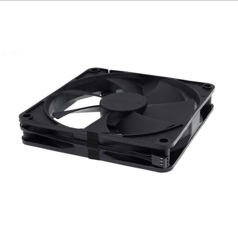 140mm Waterproof Cooling Fan, 140X140X25mm Dual Ball Bearing 12V 2900RPM for Computer Case PSU Chassis Cabinets