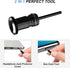 USB C Dust Plug Cover, 4pcs Port Cleaner Cap with Cleaning Kits for iPhone 15 Series and All Type C Devices