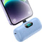 Small Portable Charger for iPhone, Upgraded 5000mAh PD Fast Charging Power Bank, Mini Plug-in Battery Pack, Compatible