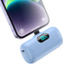Small Portable Charger for iPhone, Upgraded 5000mAh PD Fast Charging Power Bank, Mini Plug-in Battery Pack, Compatible