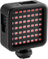 Ordro LN-5 Mini IR Night Vision Light for Video Camera, Built-in Rechargeable Battery, 3 Cold Shoe Mounts