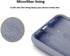 Ultra Slim Liquid Silicon Gel Case for iPhone 12 Mini 5.4" 2020, Lavender Grey, with Card Holder Sleeves Slot