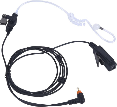 SL300 TLK100 Acoustic Tube Earpiece with PTT Mic, Walkie Talkie Headset for Motorola SL Series 2 Way Radio