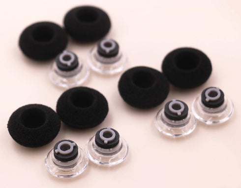 Eartip Kit Replacement for Plantronics Voyager Legend Bluetooth Headset, Medium Size Earbuds Tips and Foam, 6 Pack