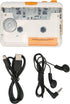 ASHATA Cassette Cassette MP3 Cassettes /MP3 Portable Player, Audio Player Tape to Converter Compatible with Laptops