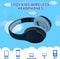 Bluetooth Headphones Over Ear, Noise Isolation Wireless Headphone for Teenger Adult Children for Home Travel Office School Phone Music use (Blue)