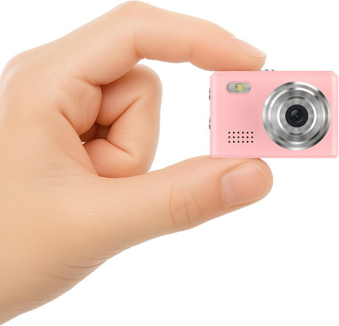 Dienspeak Mini Camera 1080P HD Video Recorder Keychain Digital Camcorder with 64GB Card,