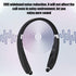 Sx991 Foldable Neck Hanging Type Bluetooth Headphones Model Sx 991, Telescopic Earphone, Black