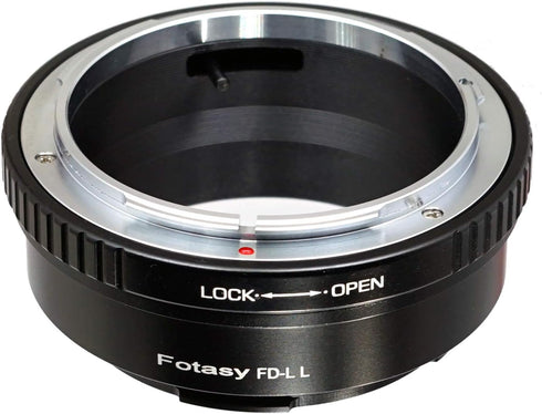 Fotasy FD Mount Lens to L Adapter, Copper, Compatible with Panasonic S1 S1H S1R S4 S5 Leica SL Mirrorless Camera