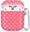 Compatible with Airpods 2 & 1, Shockproof TPU Gel Soft Case Cover with Carabiner Clip (Polka Dot)