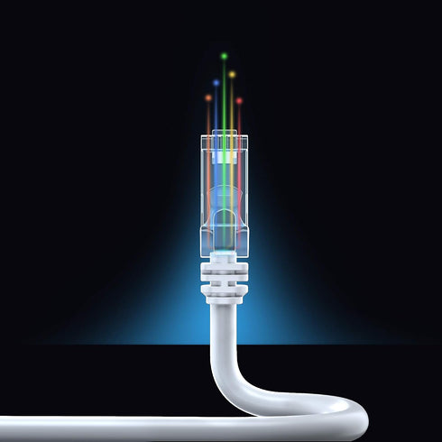 7 10 Cat7 RJ45 Cat Ethernet Cable ft - High-Speed Internet & Network LAN Patch Cables, Connectors - Perfect for Gaming