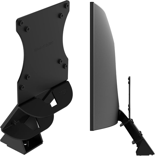 HumanCentric VESA Mount Adapter for Samsung Curved Monitors 32 inch CF397 and 24 inch CRG5, 75x75 or 100x100mm