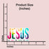 (3pcs) Jesus The Way The Truth The Life Sticker, Christian Vinyl Decal Stickers for Water Bottle, Laptops, Phone Case