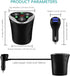 3 Socket Cigarette Lighter Splitter Power Adapter + 3 USB Car Charger 120W 12V/24V DC Outlet with Volt Meter for Cell