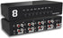 FlyroadUp 3.5mm Aux + RCA L/R Bi-Directional Stereo Audio Switch 8 in 1