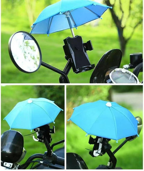 Phone Umbrella, Mobile Phone Holder with Sun Shade, Adjustable Suction Cup for Outdoor, Beach