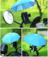 Phone Umbrella, Mobile Phone Holder with Sun Shade, Adjustable Suction Cup for Outdoor, Beach