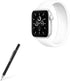 BoxWave FineTouch Capacitive Stylus Pen for Apple Watch SE (40mm) - Super Precise Jet Black
