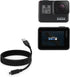 BoxWave Cable Compatible with GoPro Hero 7 Black - DirectSync USB 3.0 A to USB 3.1 Type C, 6ft, Black