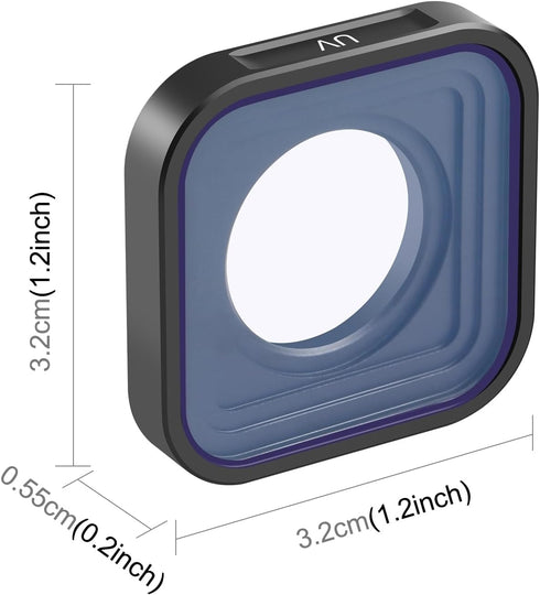 PULUZ UV Protection Lens Filter Kit for GoPro Hero11/Hero10/HERO9 Black, Standard Protective Lens Accessory