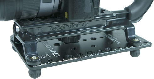 Scorpion EX Photo Video Cheese Plate/Tripod Mount, Heavy Duty Aluminum, 21 ¼”-20 and 9 3/8"-16 Holes