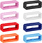 Smart Watch Band Fixing Rings, 8 Pack 20mm Silicone Security Connectors for Watch Strap Replacement Accessories
