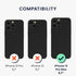kwmobile Case for Apple iPhone 13 Pro Max - TPU Silicone Phone Cover with Soft Finish - Black