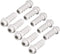 uxcell 10pcs 5mm Inner Dia PVC Strain Relief Cord Boot Protector for Power Tool Hose, White