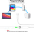 Pencil Charger Adapter for Apple Pencil 1st Generation, USB C to Pencil Adapter for iPad 10, USB-C to Lightning
