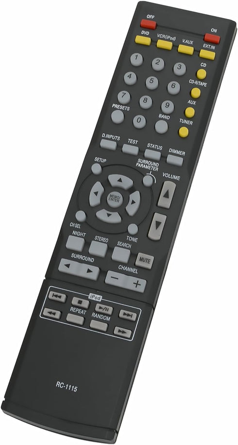 New Replacement Remote Control RC-1115 for Denon AV Surround Receiver, AVR-390, AVR-1610, AVR-1705