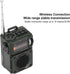 HRD-700 Portable Shortwave Radio, Bluetooth 5.0 Radio Music Player, FM MW SW WB NOAA Receiver, Full Band Broadcast