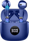 Bluetooth 5.3 Earbuds with LED Display, Noise Cancelling Mic, Bass Stereo, 40H Playback, Waterproof Sports Earphones