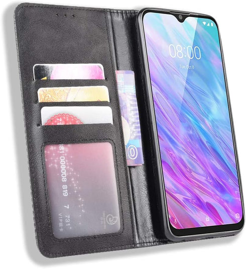 ZTE ZMax 10 / ZTE Z6250 Wallet Case - PU Leather Flip Book Style Folio Cover with Kickstand Card Holder Slots,