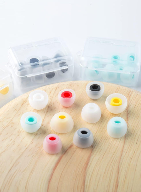5 Pairs KBEAR 07 Ear Tips, KINBOOFI Silicone Eartips for KZ ZST ZS10 PRO AS10 ZSN ZSN PRO X Wired Headphone